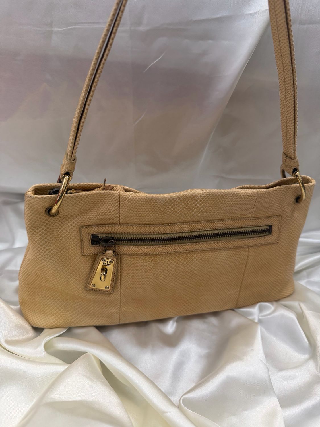 Gucci Leather Hobo Shoulder Zipper