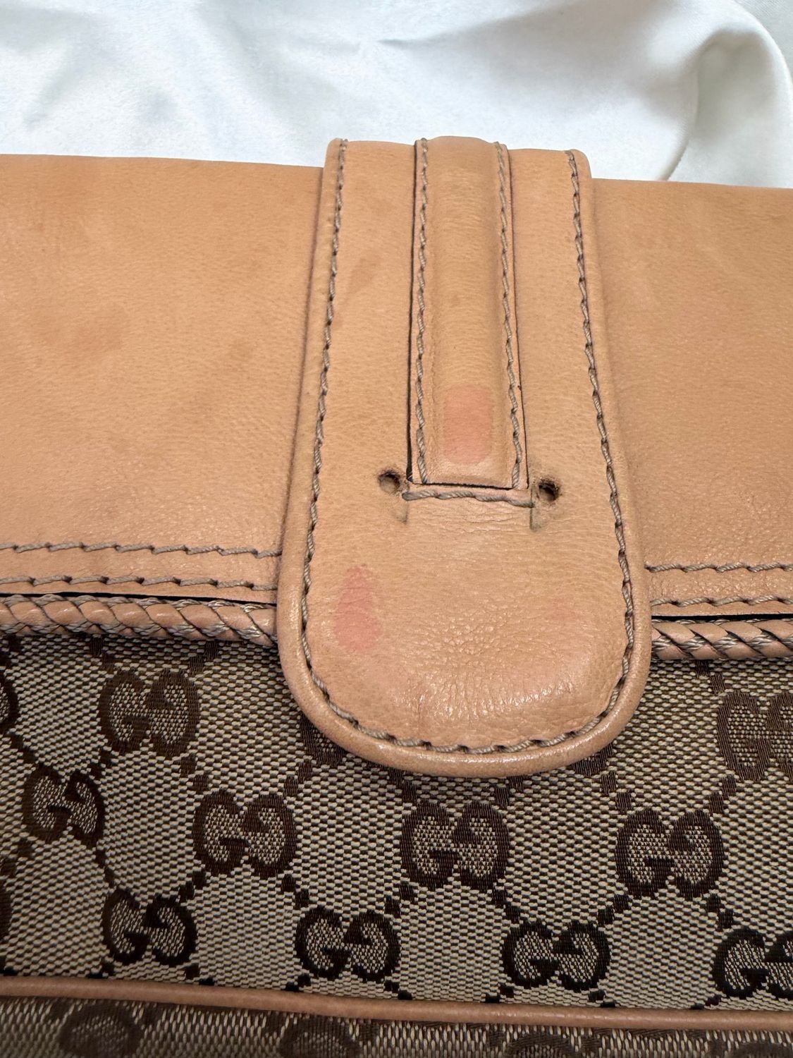 Gucci Marrackech Flap Clutch Hobo Shoulder in Brown
