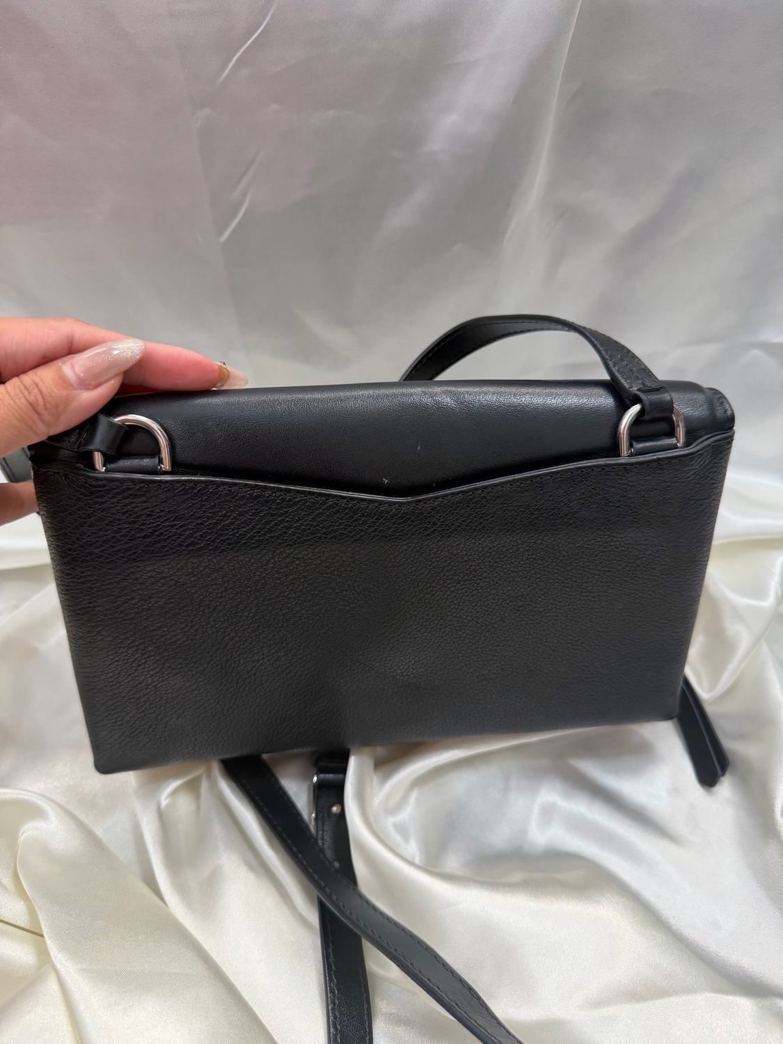 Givenchy Duetto Calfskin Envelope Flap Sling Crossbosy in Brown