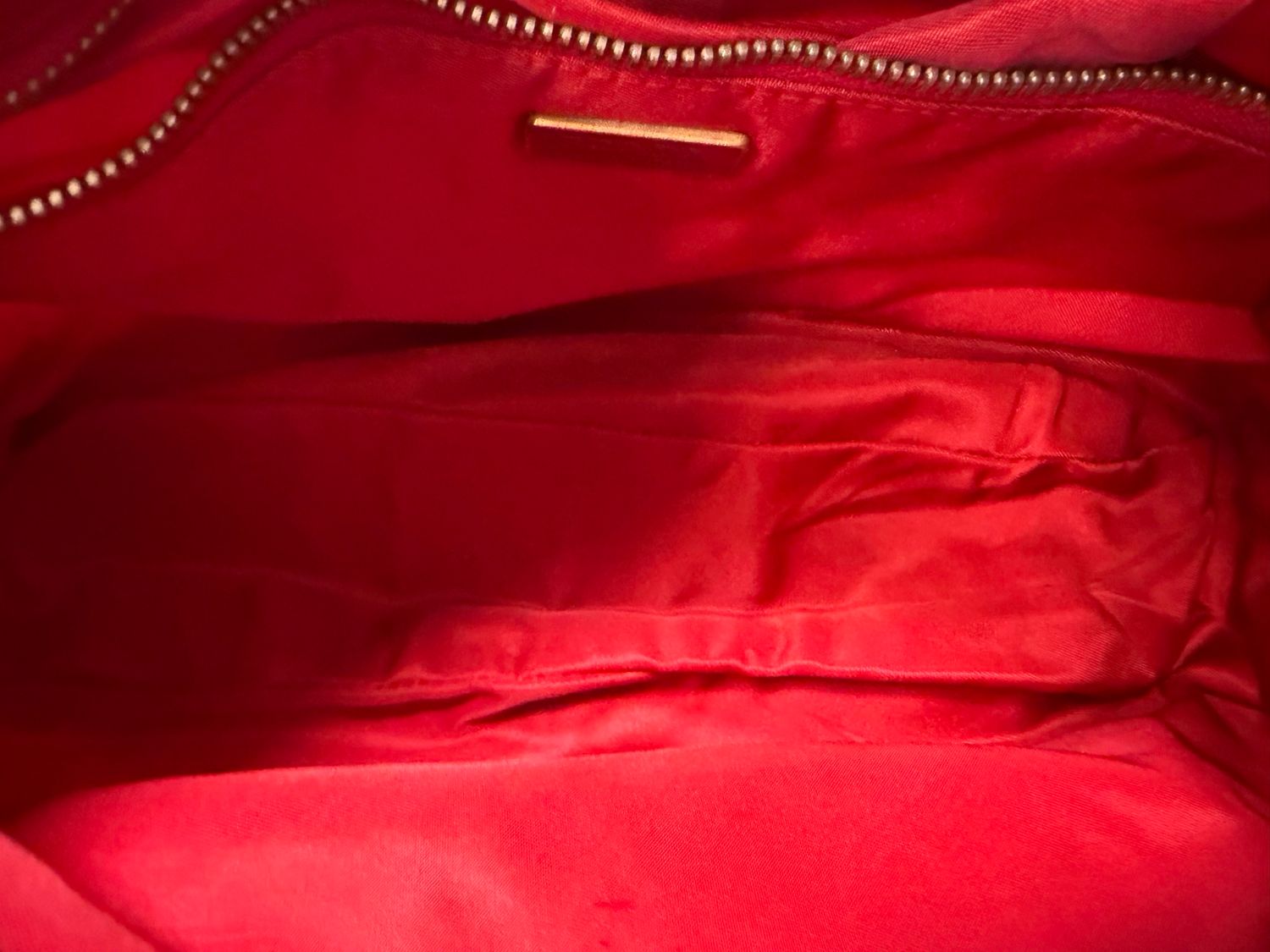 Prada Nylon Tessuto Pochette Hobo Shoulder Bag in Red