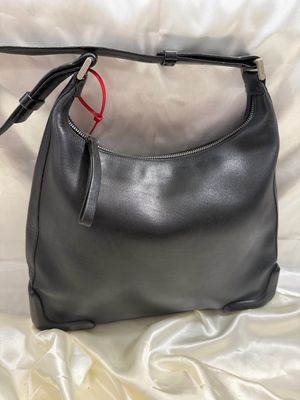 Prada Leather Hobo Shoulder Vintage in Black 