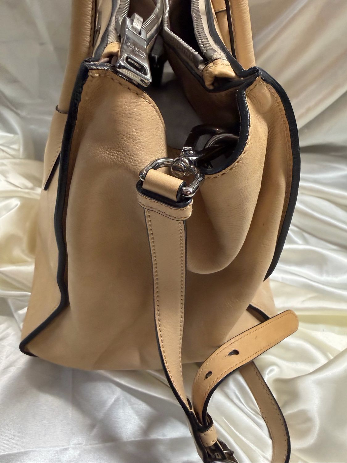 Prada Convertible Twin Pocket Tote Satchel Crossbody