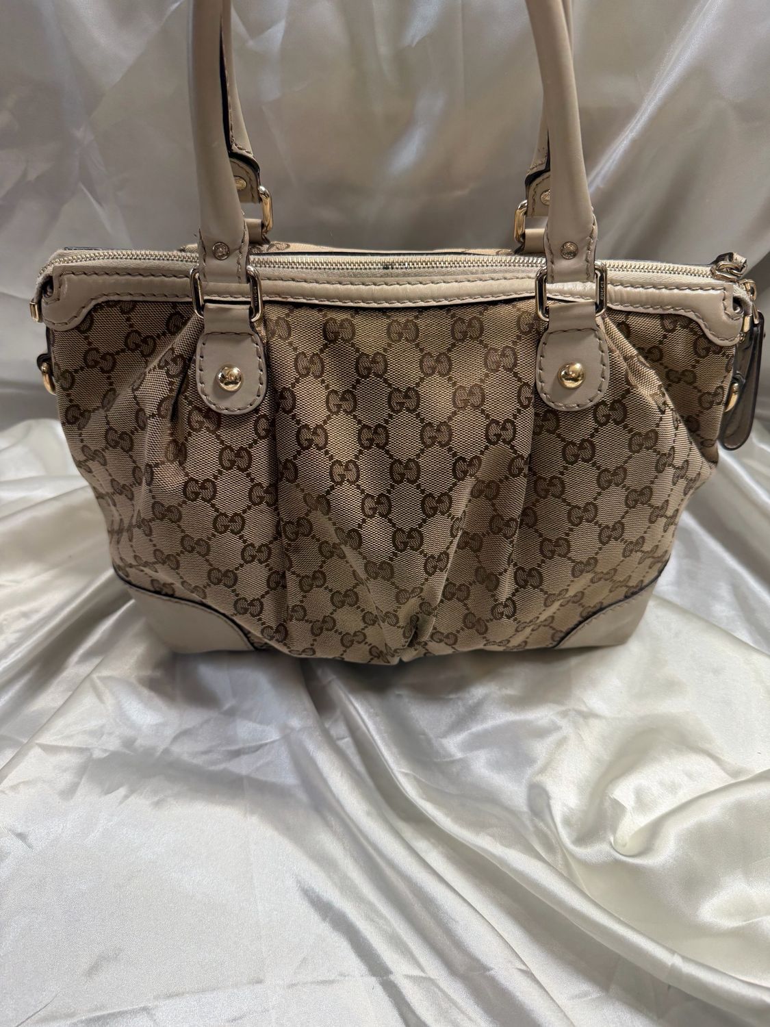 Gucci Monogram Sukey Tote Canvas