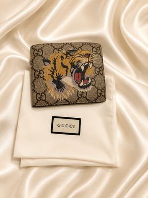 Gucci Supreme Bifold Tiger Wallet