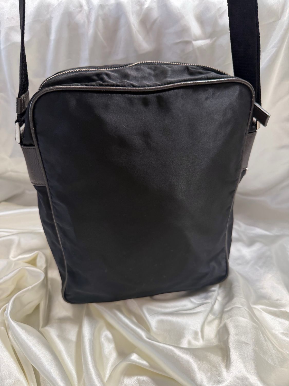 Prada Nylon Tessuto Jacquard Crossbody Sling