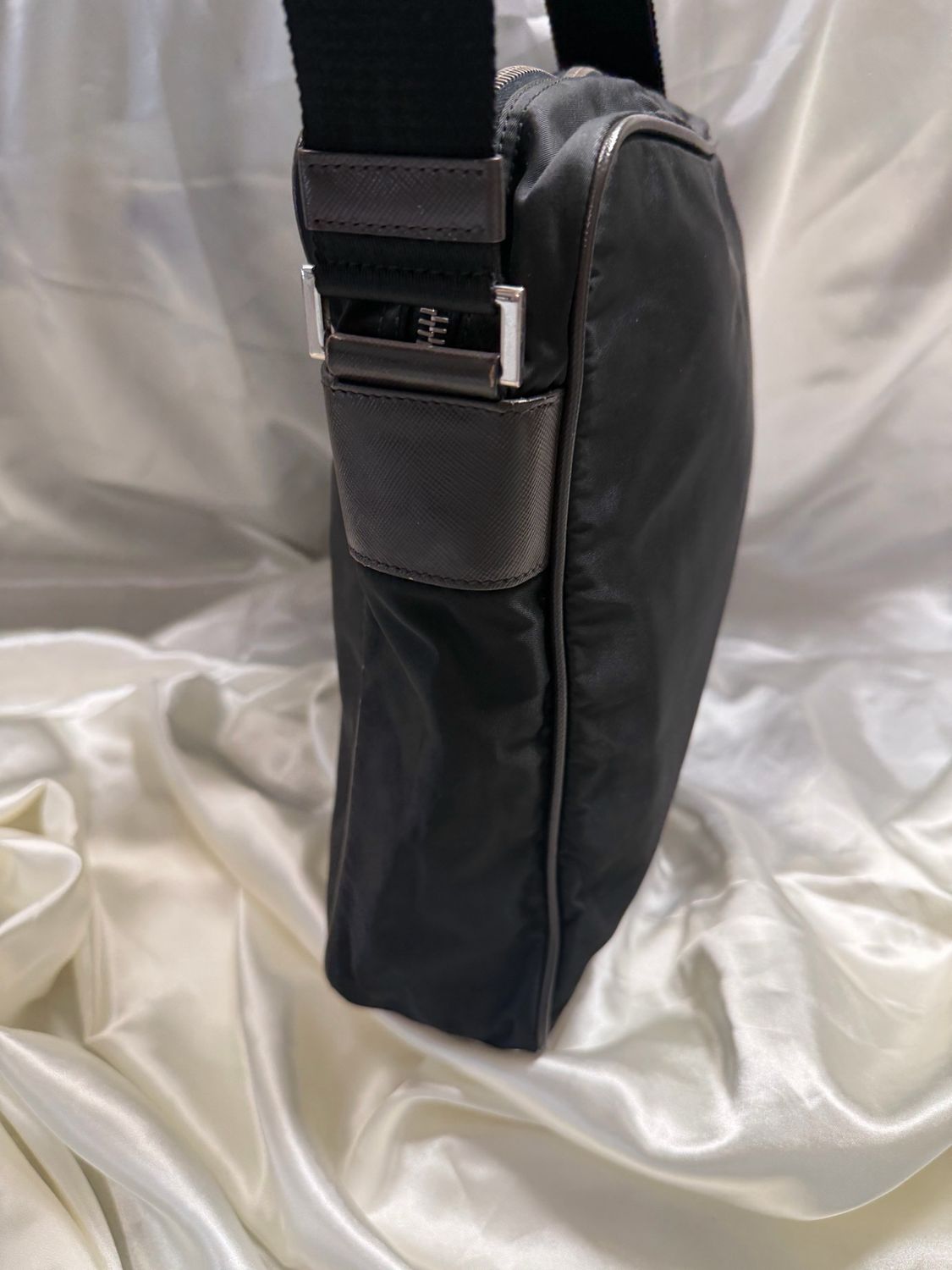 Prada Nylon Tessuto Jacquard Crossbody Sling