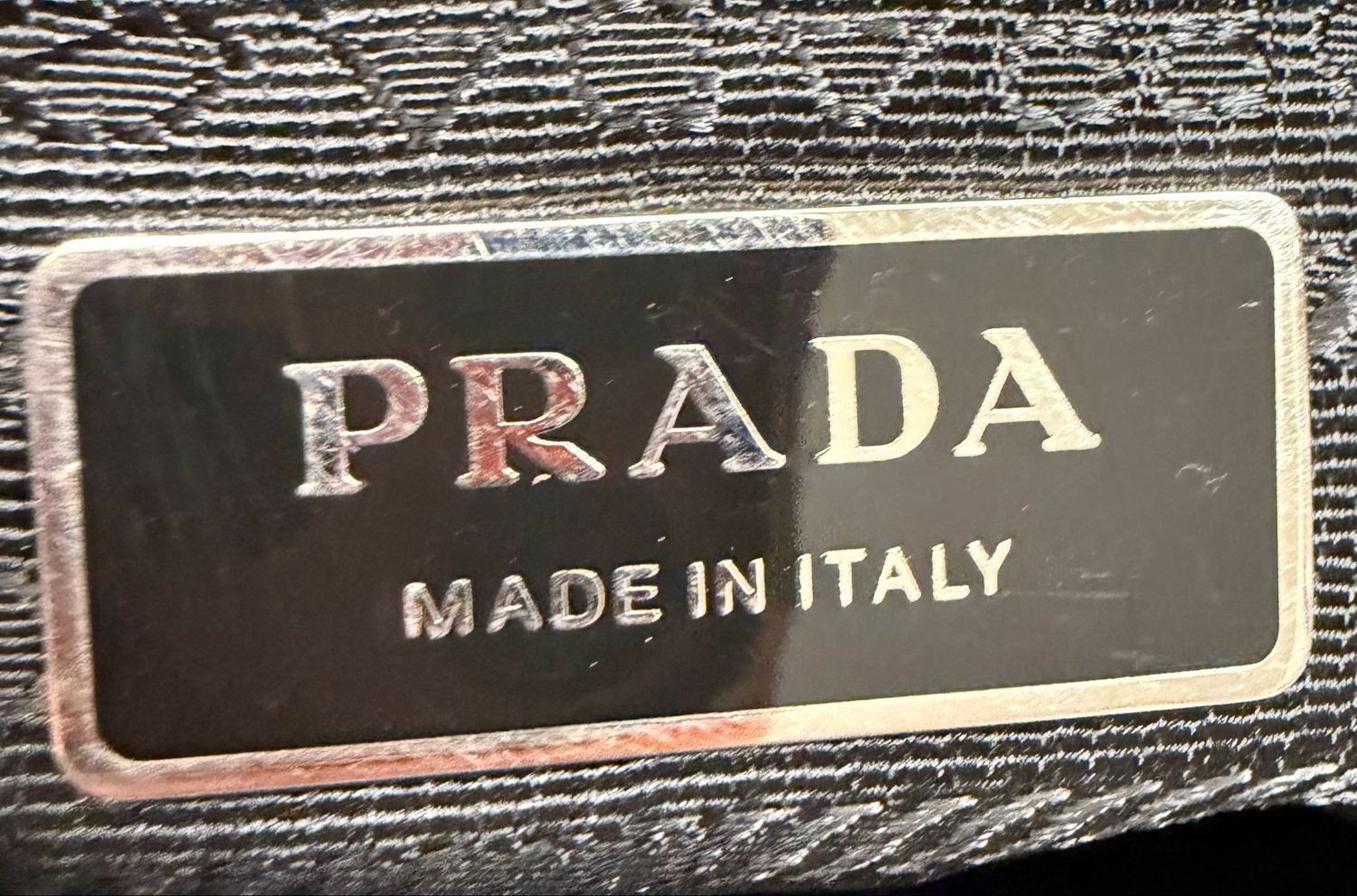 Prada Nylon Tessuto Jacquard Crossbody Sling