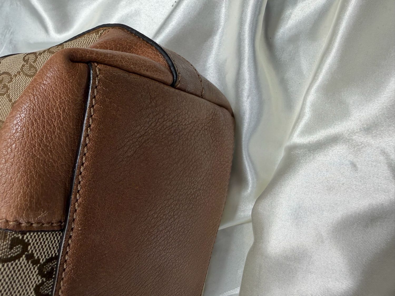 Gucci Monogram Canvas Miss Gg Hobo Shoulder