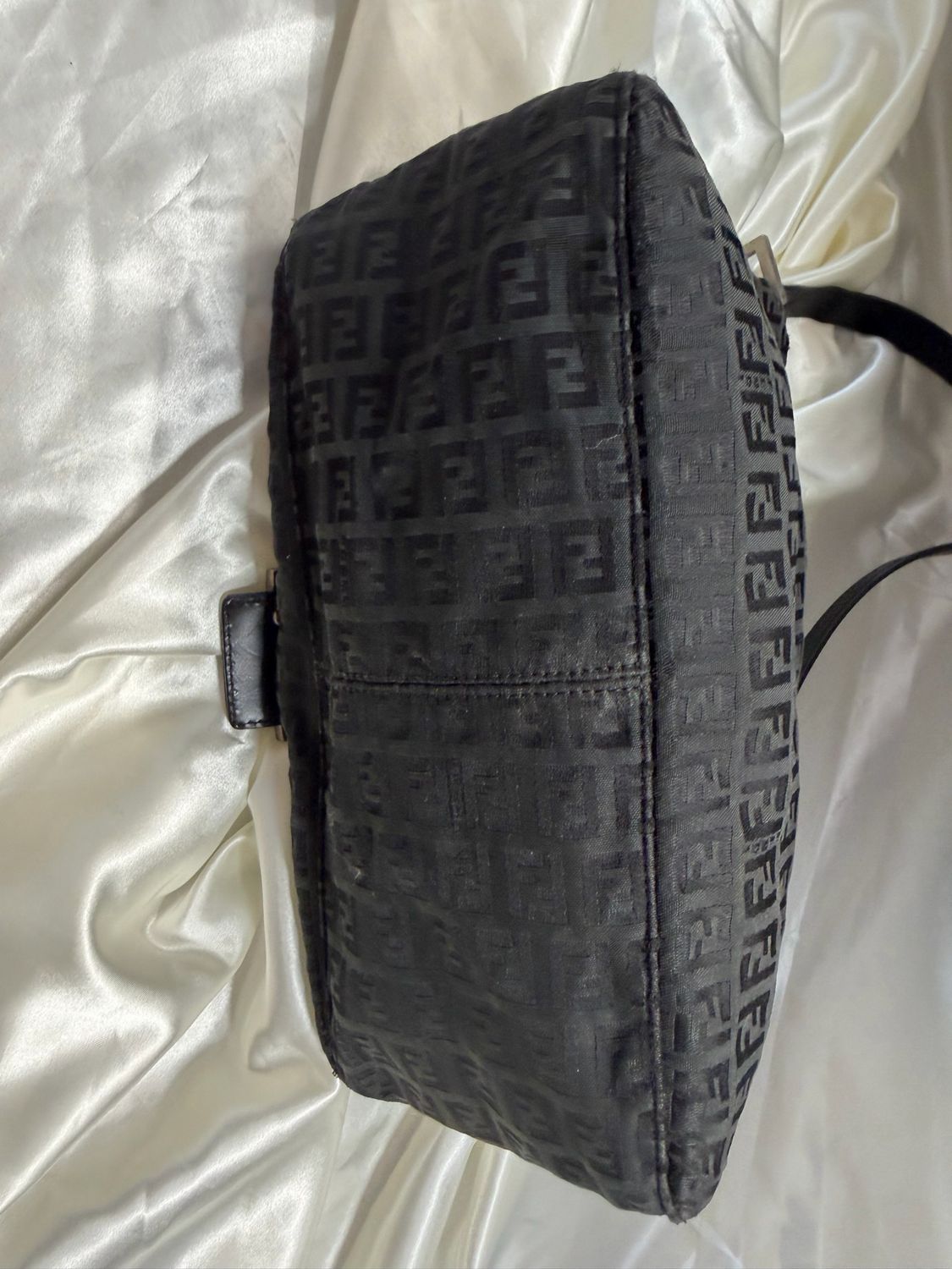 Fendi Zucca Mama Baguette Hobo Shoulder Bag