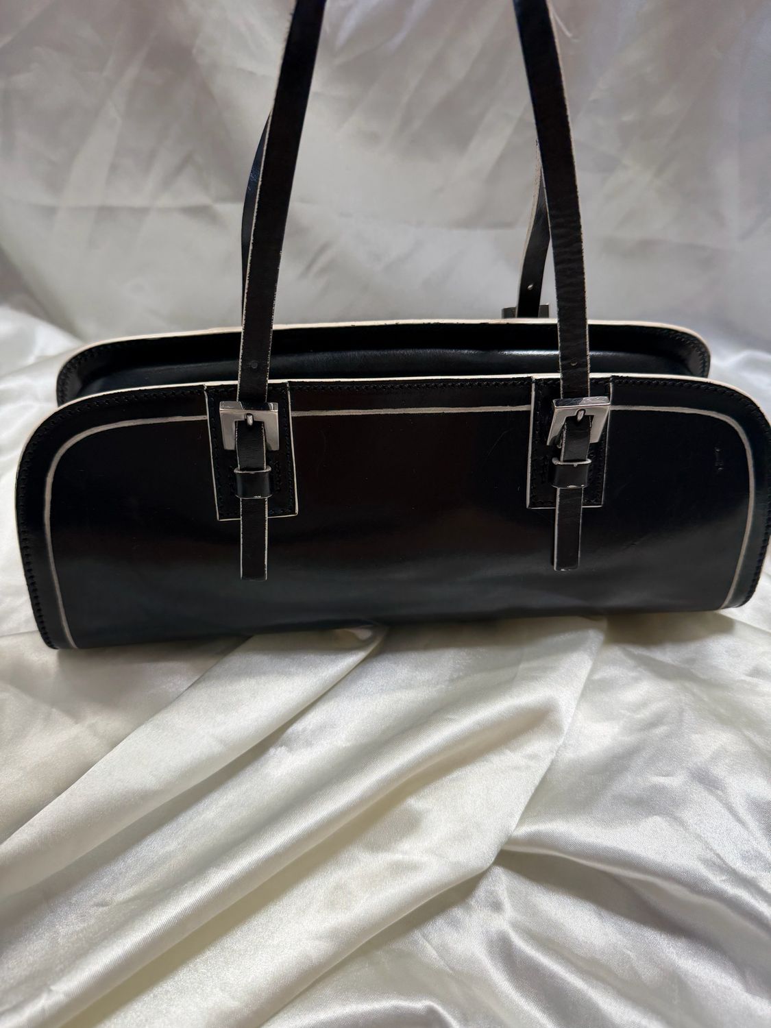 Fendi Borsa Mano Bowler Eastwest Tote Shoulder Bag in Black