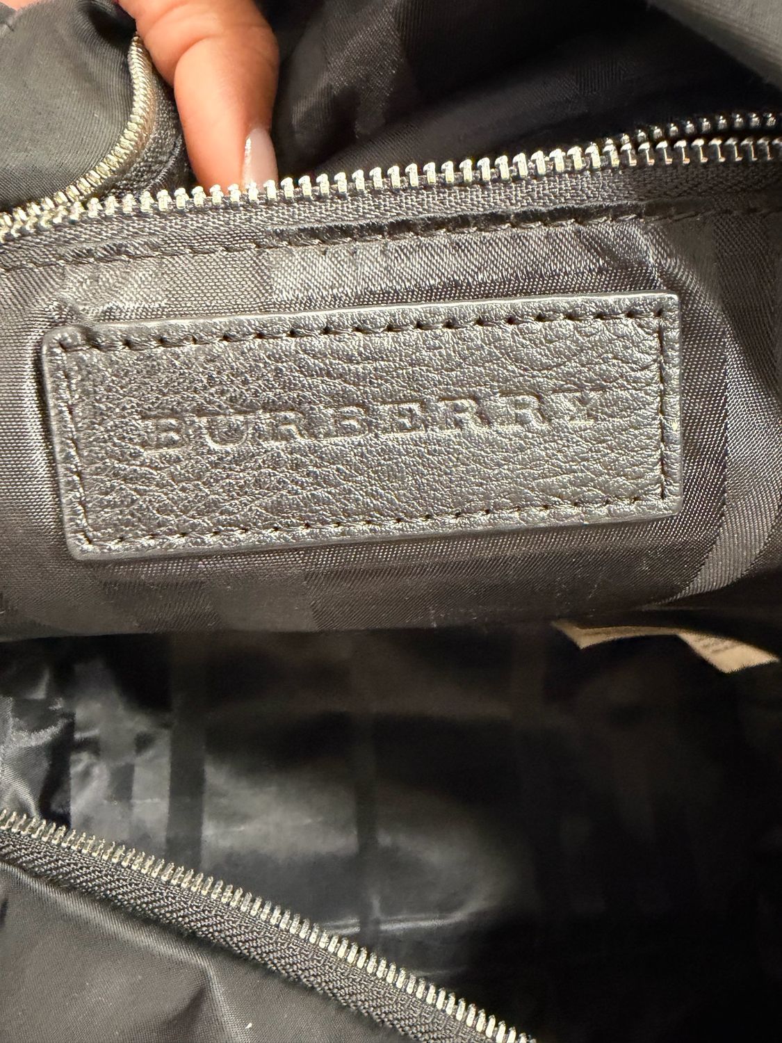 Burberry Nylon Backpack in Black