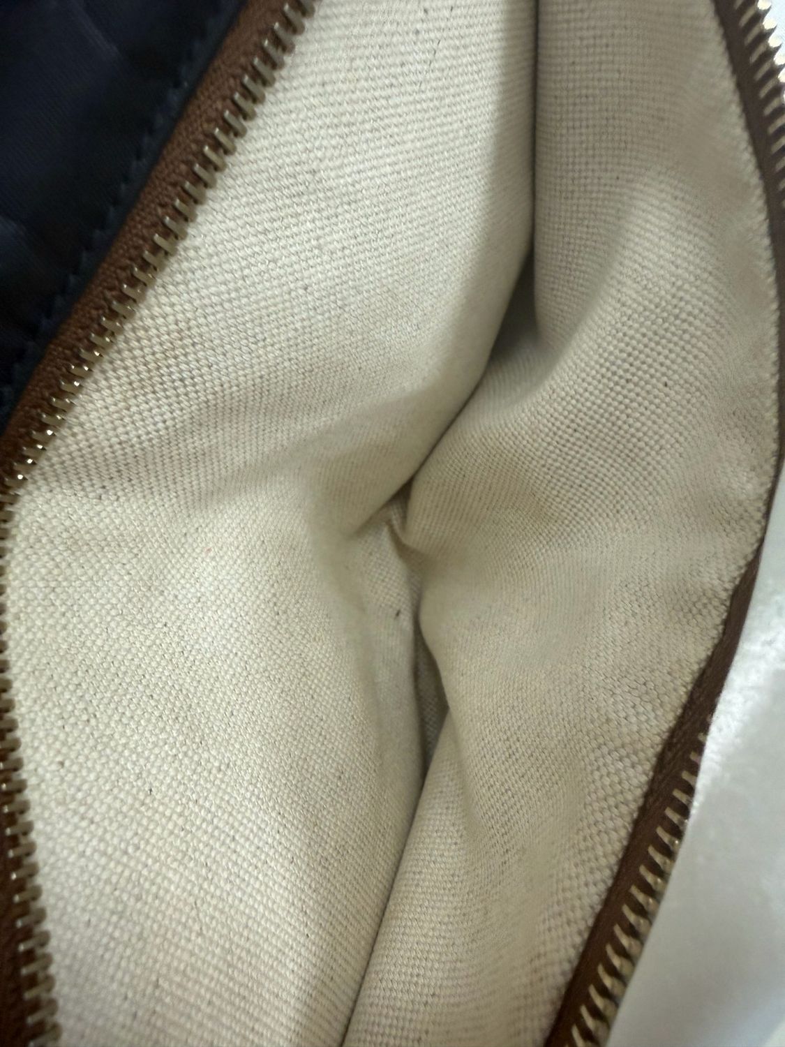 Gucci Monogram Canvas Belt Bag Bum Bag Web Strap In Navy Blue