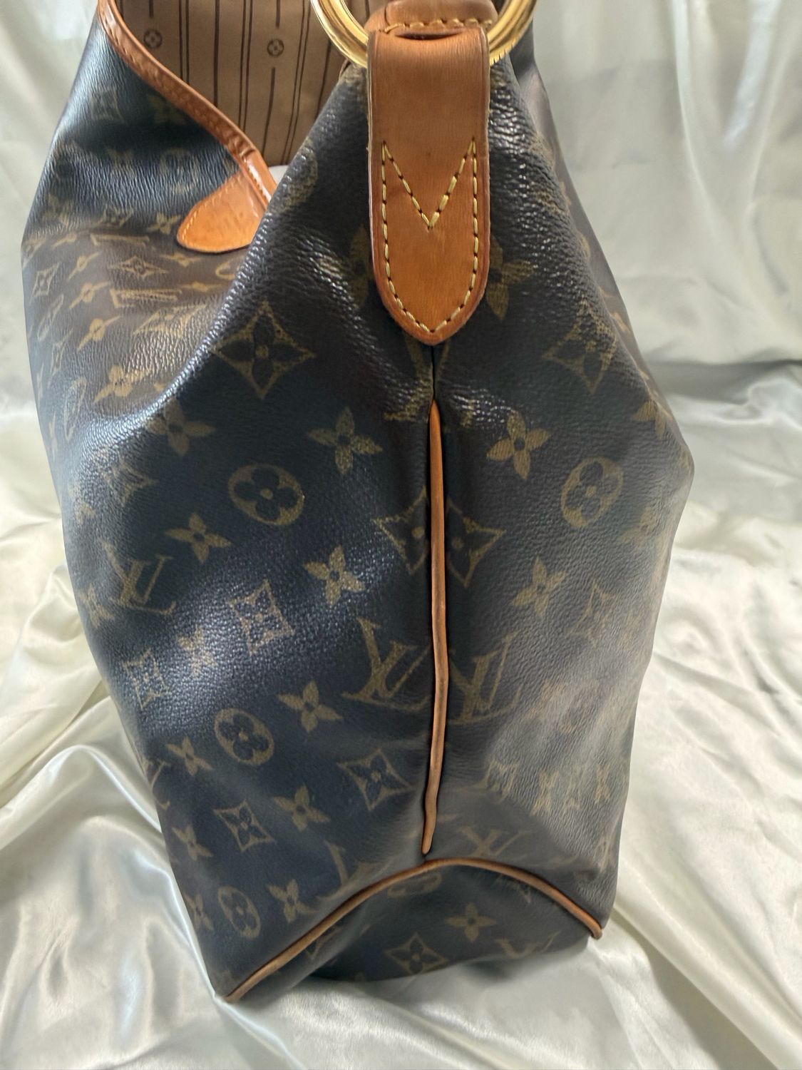 Louis Vuitton Monogram Delightful Mm Hobo Shoulder Bag