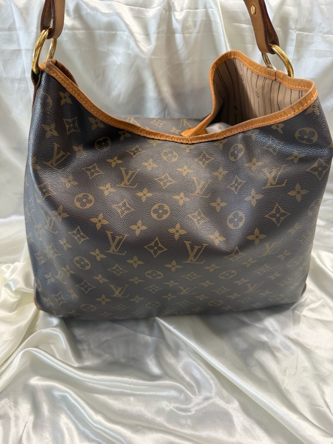 Louis Vuitton Monogram Delightful Mm Hobo Shoulder Bag