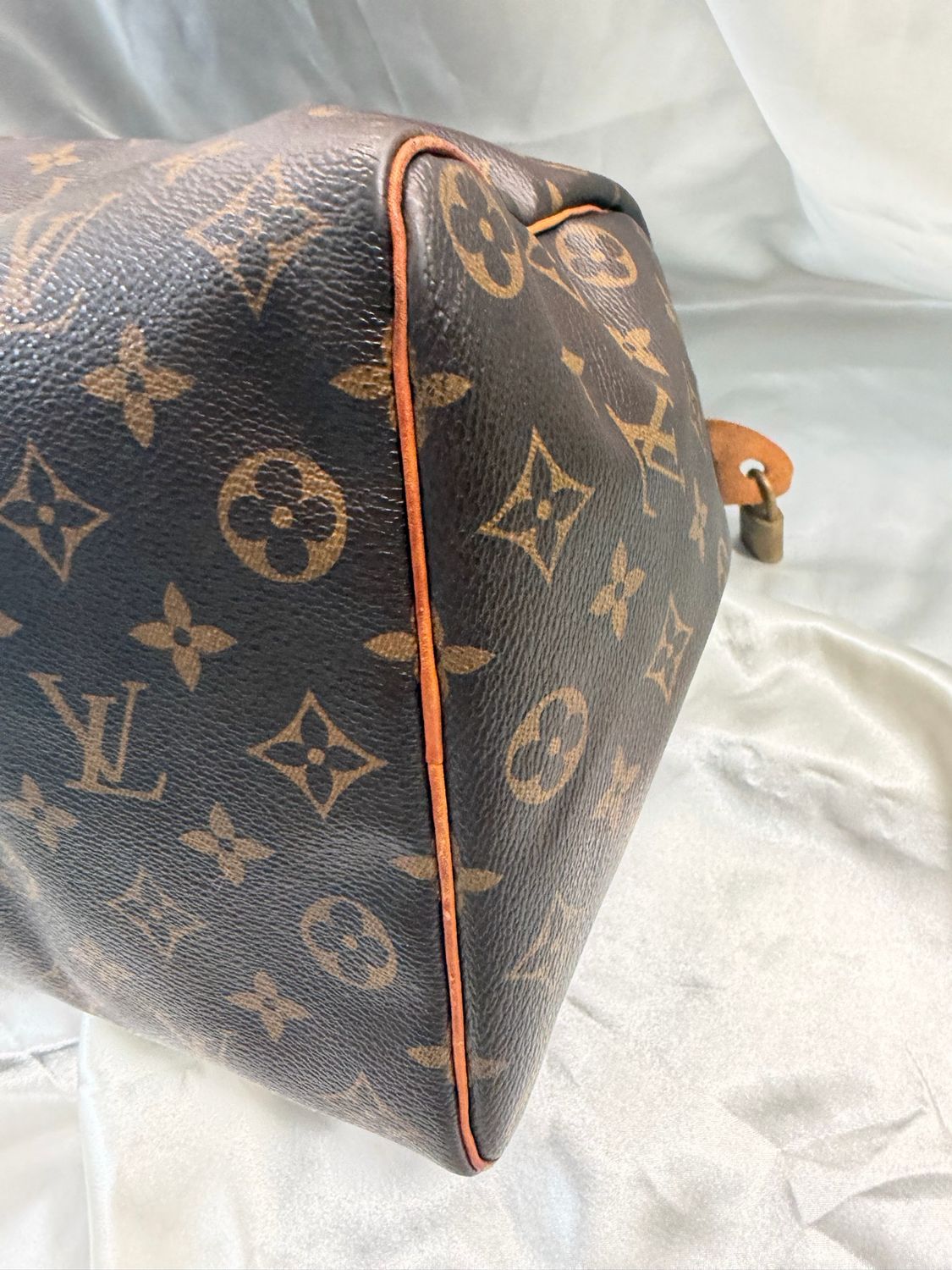 Louis Vuitton Monogram Speedy 35 Boston Bowler Satchel