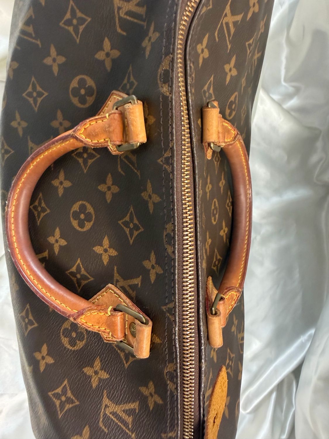 Louis Vuitton Monogram Speedy 35 Boston Bowler Satchel