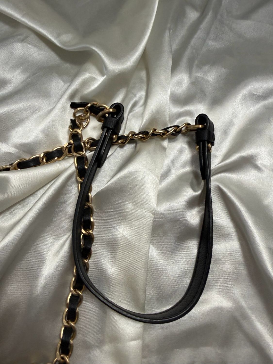 Prada Saffiano Flap Clutch Wallet on Chain in Black