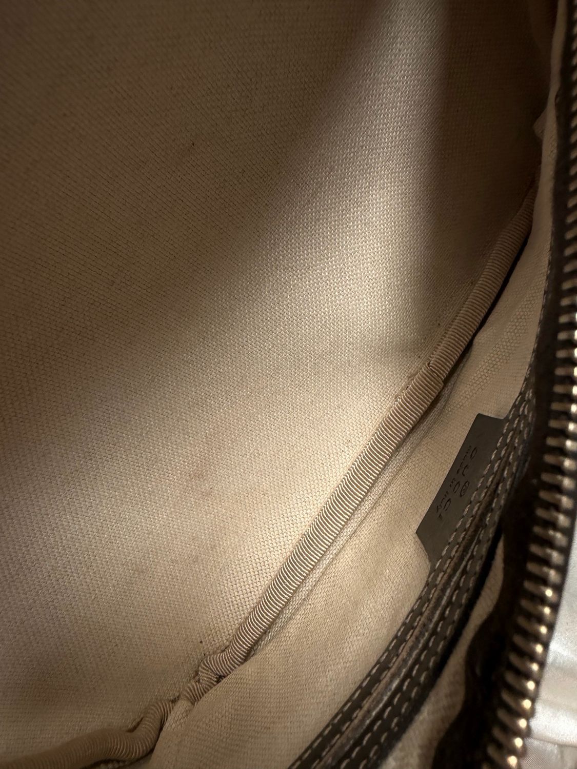Gucci Monogram Supreme Belt Bag Bum Bag in Dark Brown