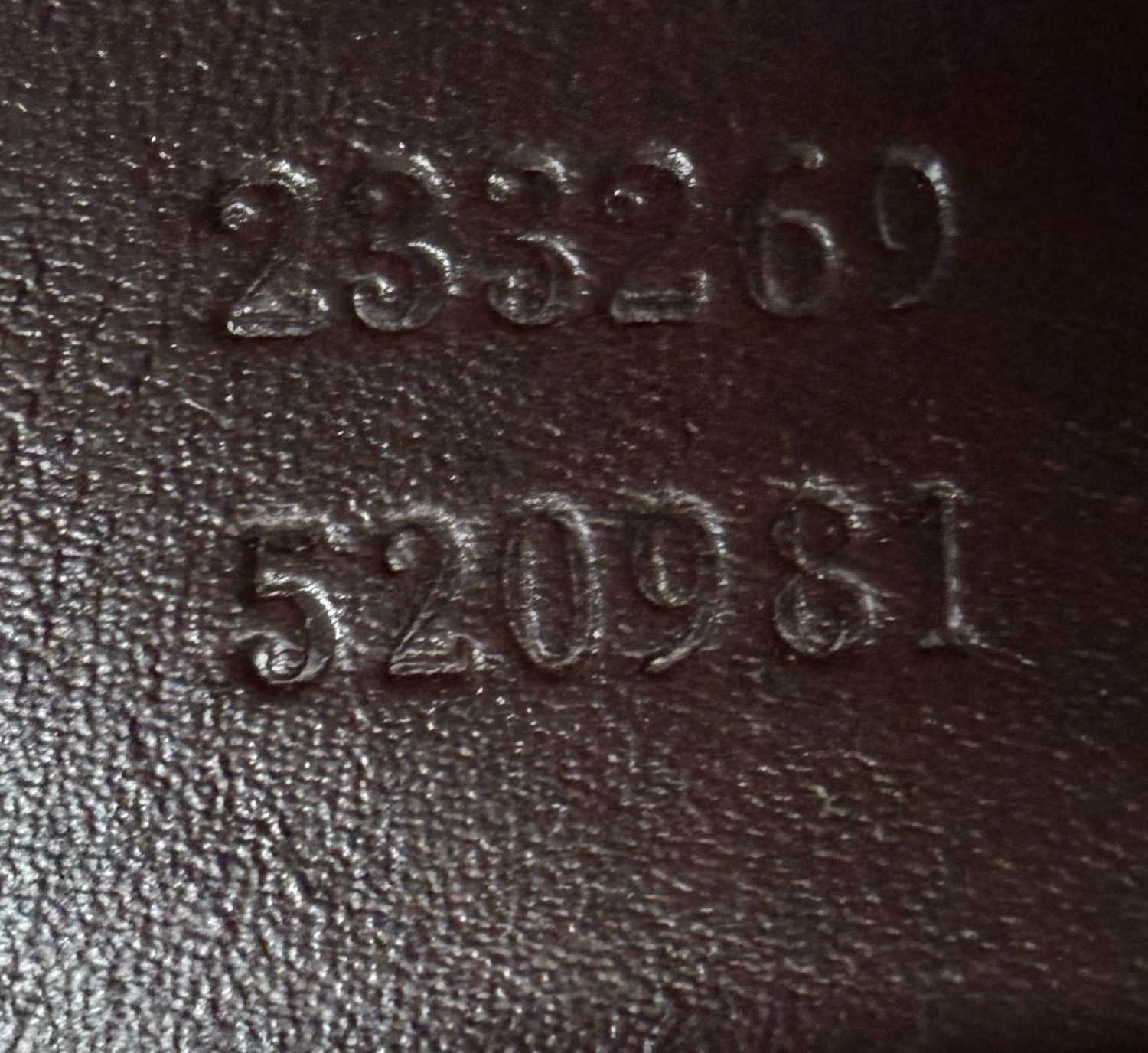 Gucci Monogram Supreme Belt Bag Bum Bag in Dark Brown