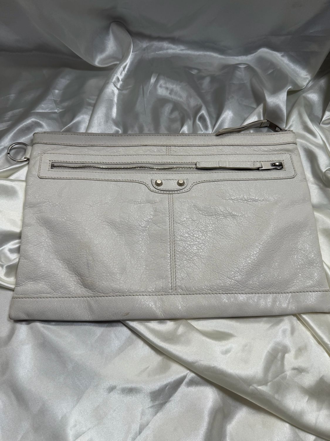 Balenciaga Motocross Clip Clutch Zipper