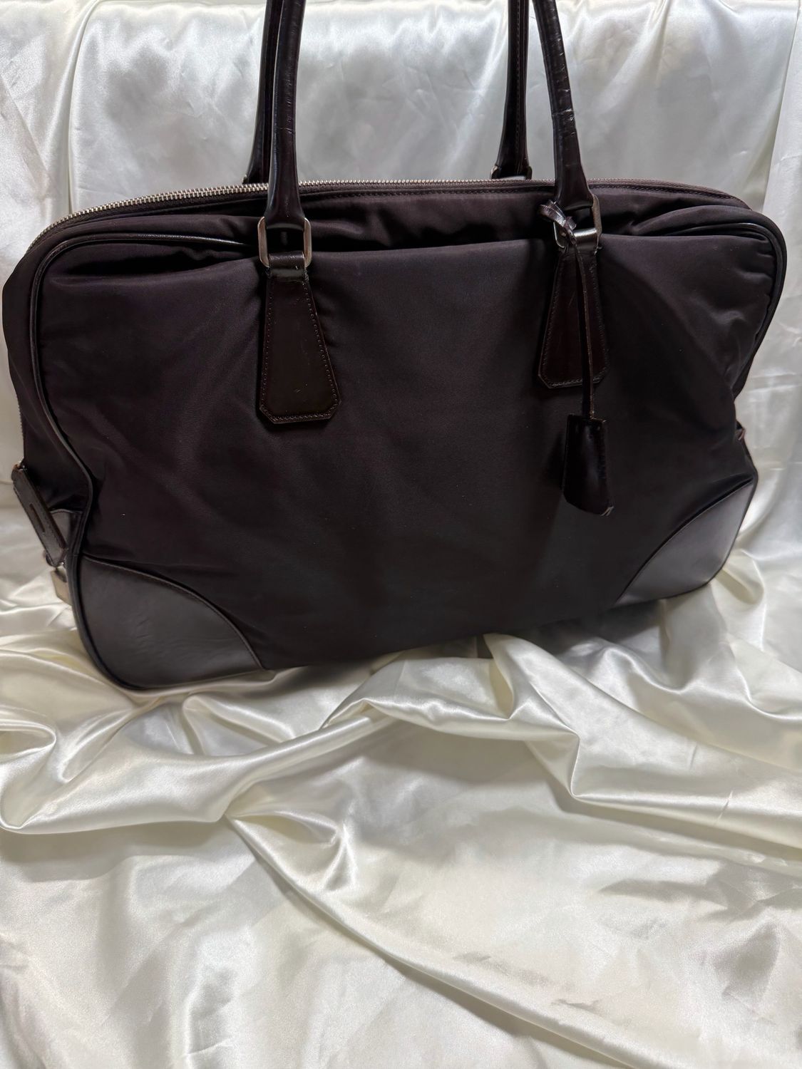 Prada Brifecase Nylon Tessuto Top Handle