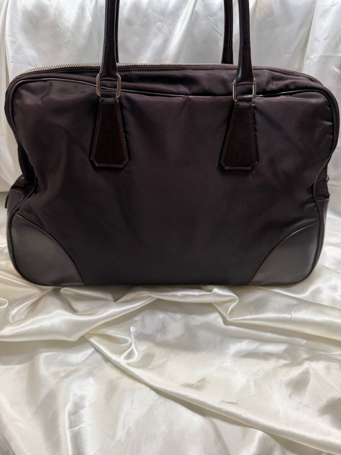 Prada Brifecase Nylon Tessuto Top Handle