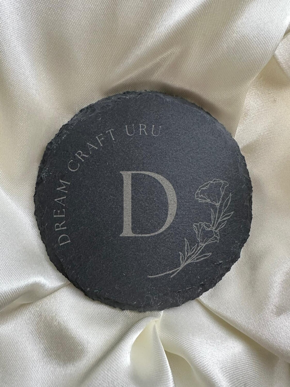 Engraver coasters personalized with any initial