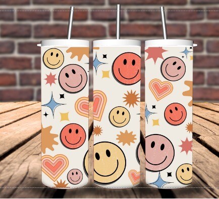 Tumbler Happy face 