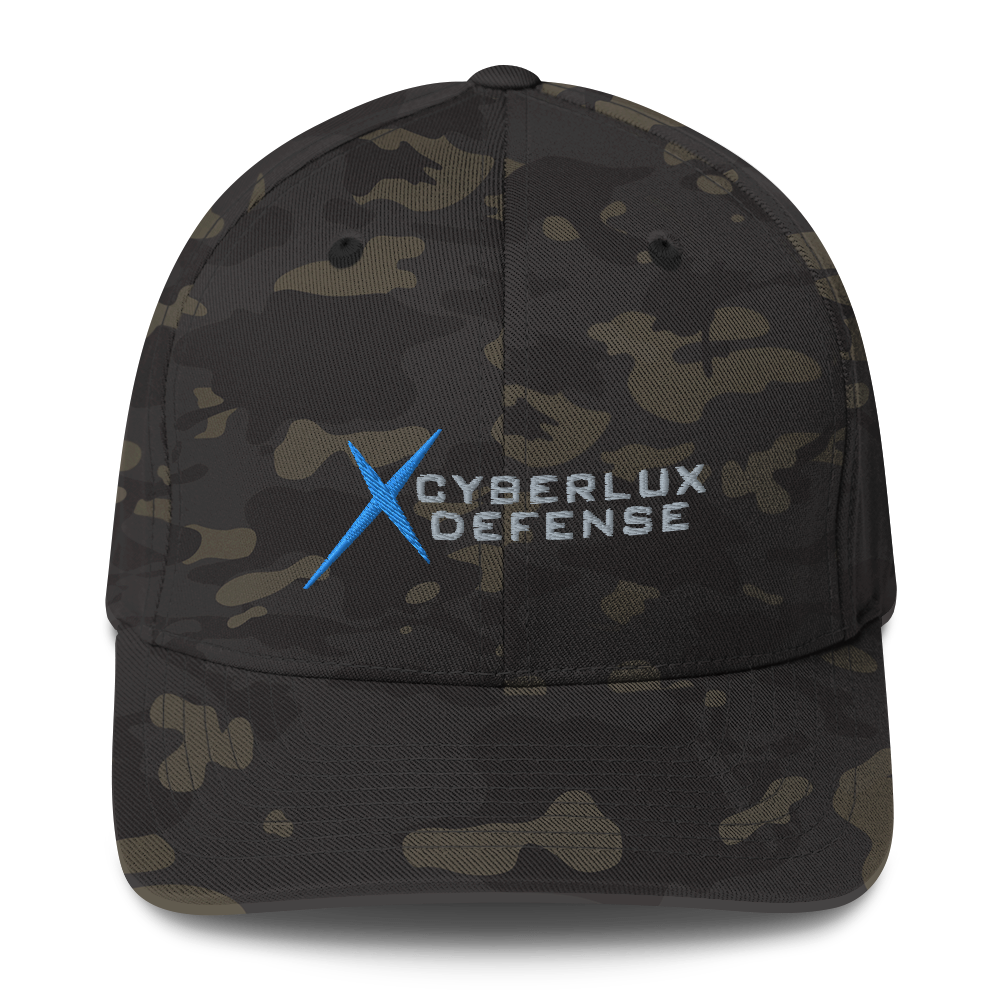 Cyberlux Defense Black Multicam Cap