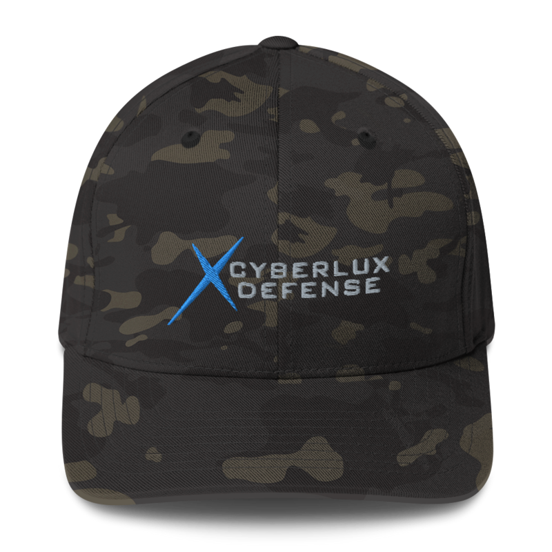 Cyberlux Defense Black Multicam Cap