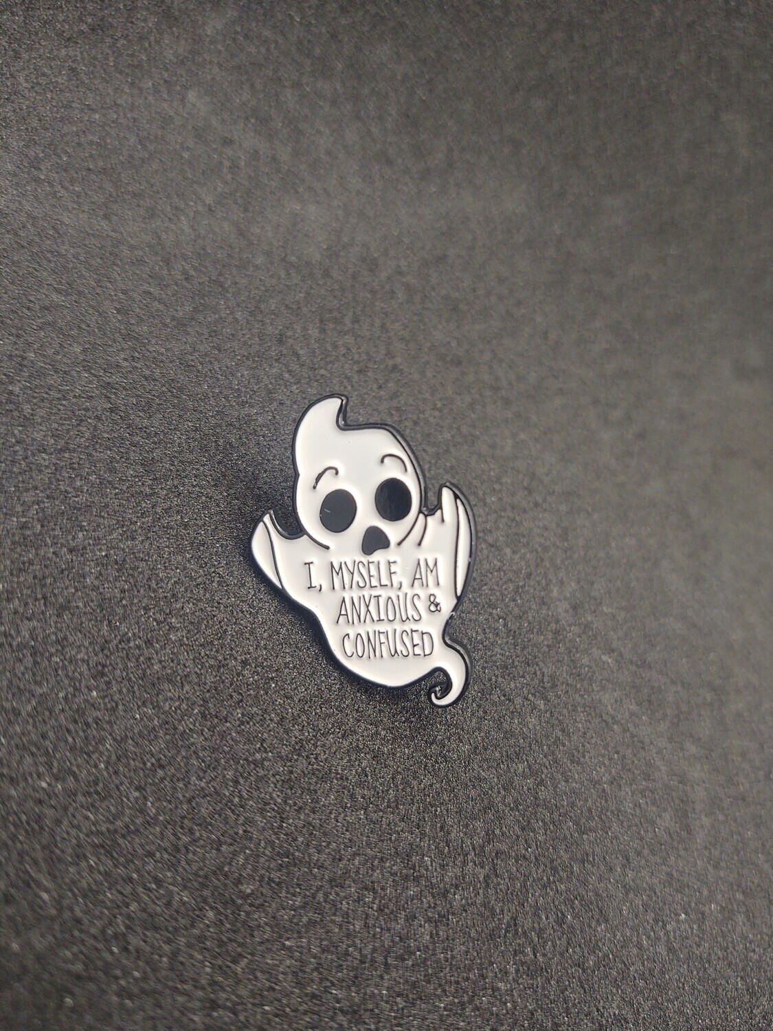 Anxious Ghost Pin