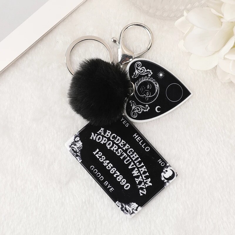 Ouija Fuzzy Keychain