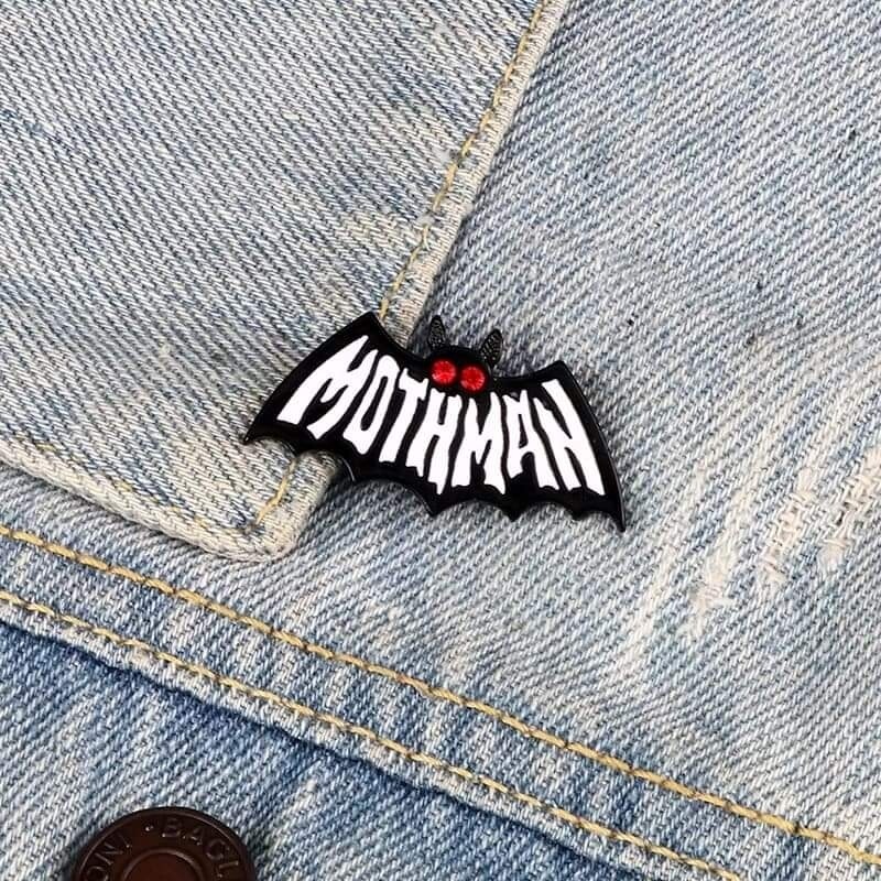 Mothman Enamel Pin