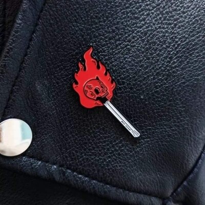 Devil Match Enamel Pin