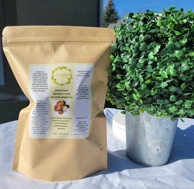 1lb 100% Unrefined Pure Shea Butter