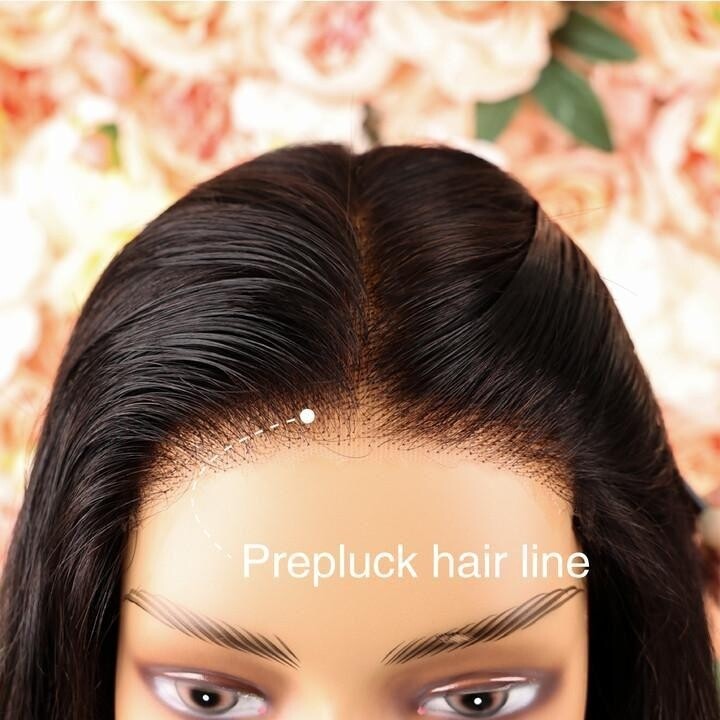 Bleached Preplucked Straight Human Hair