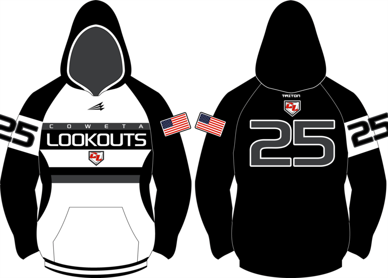 Coweta Lookouts Baseball Custom Vulcan Hoodie #VH2