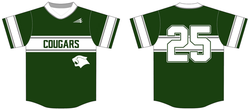 Westland Cougars Custom HexaFlex Baseball Jersey #2
