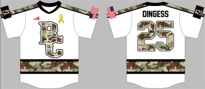 Brick City Blast Baseball Custom Jersey #1f