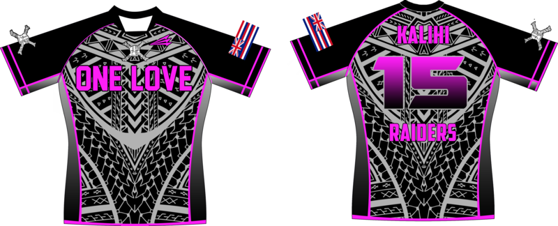Kalihi Raiders Rugby Women&#39;s Game Jersey