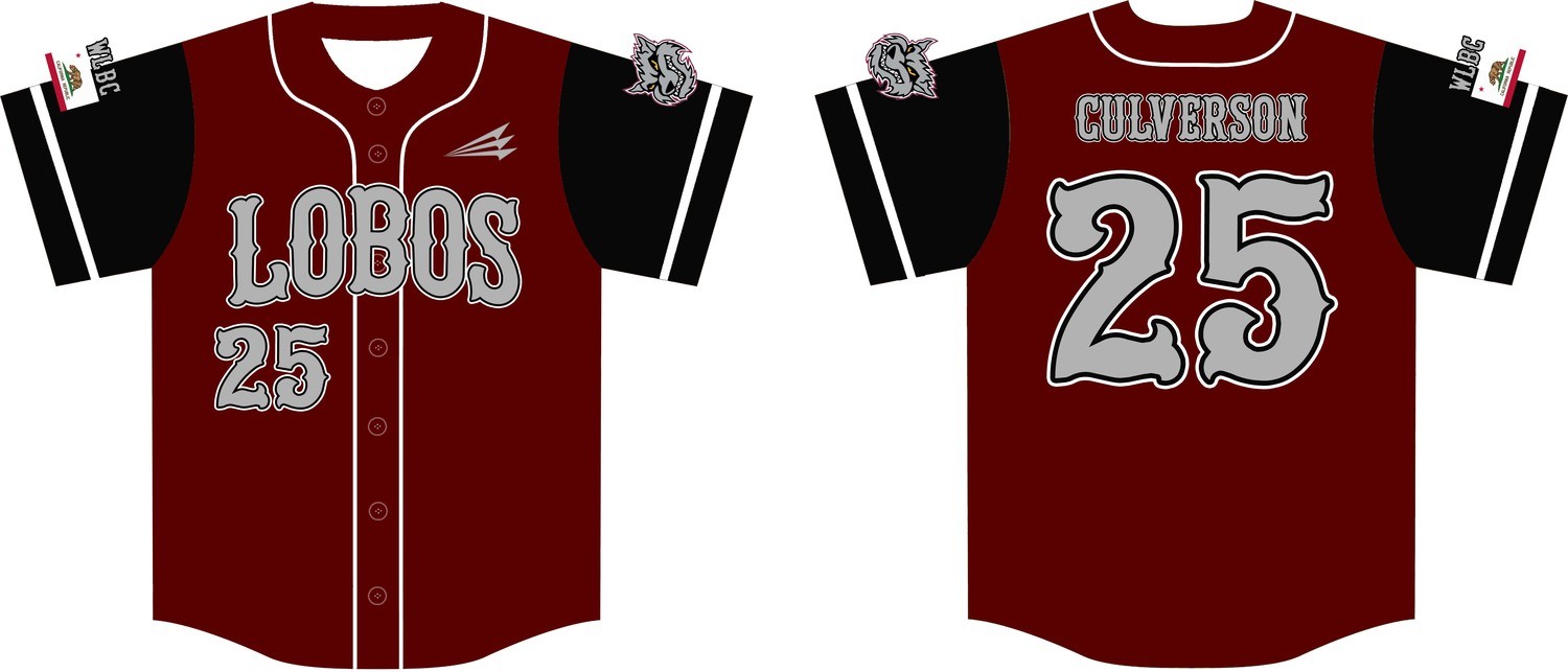 Woodcreek Lobos Custom Baseball Jersey 4