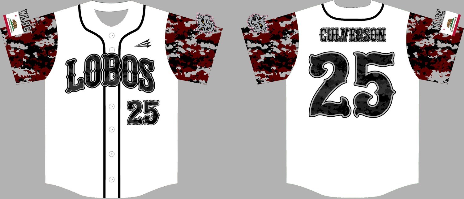 Woodcreek Lobos Custom Baseball Jersey 2