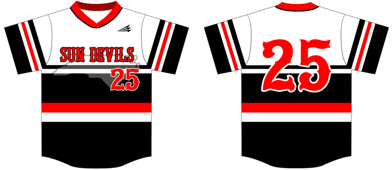 Sun Devils Custom HexaFlex Baseball Jersey #J1