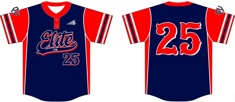 PYB Elite Custom Baseball Jersey #5B
