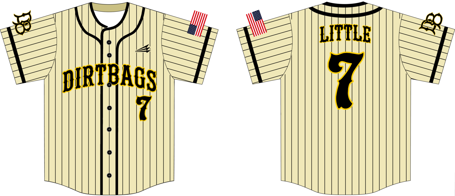 Quincy Dirtbags Custom Hexaflex Baseball Jersey #J1B