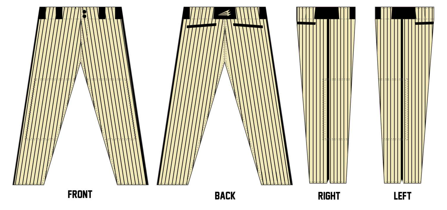 Quincy Dirtbags Stacheman Elite Custom Long Pants #BP1C