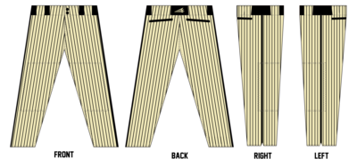 Quincy Dirtbags Stacheman Elite Custom Long Pants #BP1C