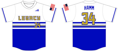 Legacy Sports Academy Custom HexaFlex Baseball Jersey #19C