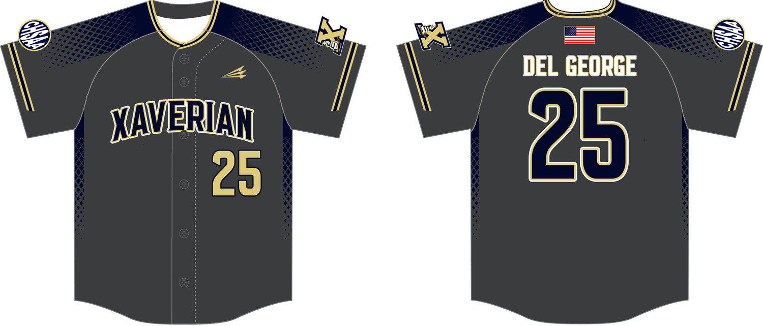 Xaverian Clippers Custom NanoDri Baseball Jersey #4C