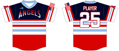 Chesapeake Angels Custom NanoDri Baseball Jersey Design #J5C
